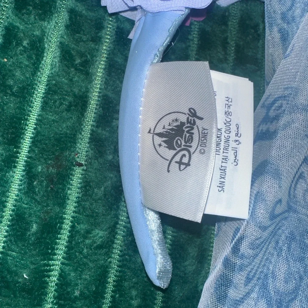 Disney Parks Haunted Mansion Blue and Purple Floral Headband